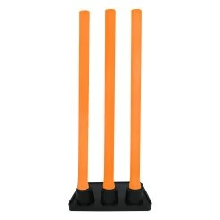Aero Multi Surface Rubber Base Plastic Stumps Set
