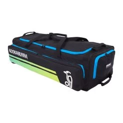 4500 Cricket Wheelie Bag Black Aqua