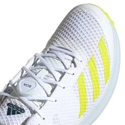 Adipower Vector Mid Spiked Cricket Shoe Yellow 11 Adipower Vector Mid Spiked Cricket Shoe Yellow -Sports Equipment Store Adidas Cricket Vector Mid Cricket Shoes 2021 Yellow Laces