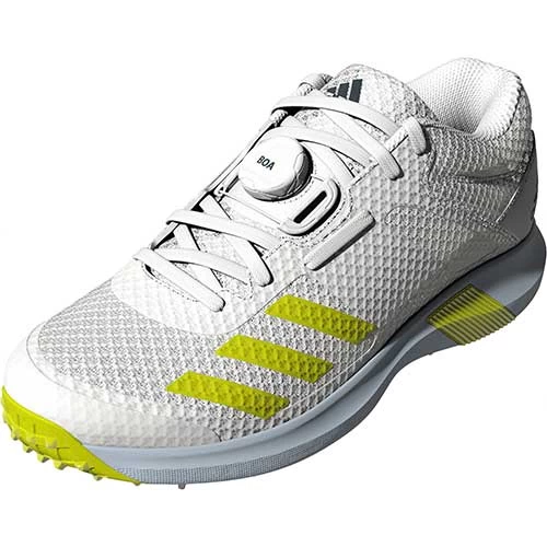 Adipower Vector Mid Spiked Cricket Shoe Yellow 9 Adipower Vector Mid Spiked Cricket Shoe Yellow - Image 7