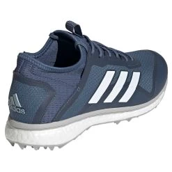 Fabela X Empower Hockey Shoe Blue -Sports Equipment Store Adidas Hockey Fabela X Empower Blue 2022 Angled Away