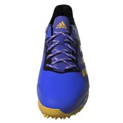 Lux 2.0 Hockey Shoe Blue 16 Lux 2.0 Hockey Shoe Blue -Sports Equipment Store Adidas Hockey Lux 2.0 Hockey Shoe Blue front closeup