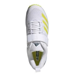 Vector Spiked Cricket Shoe Yellow -Sports Equipment Store Adidas Vector Cricket Bowling Shoe with Strap 2022 top front
