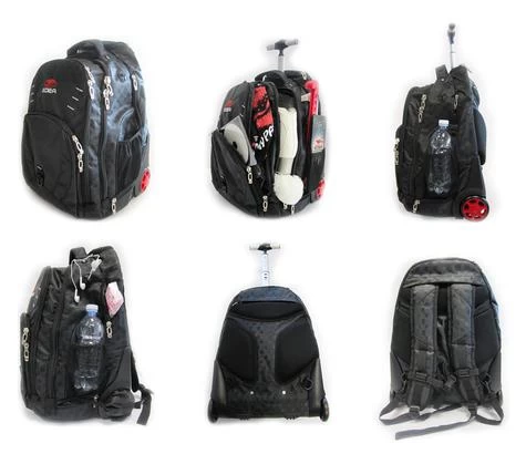 Edea Jacquard Backpack Trolley Skate Bag 4 Edea Jacquard Backpack Trolley Skate Bag - Image 2