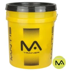 Bucket Of Trainer Tennis Balls