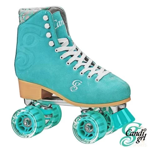 Candi Girl Carlin Skates - Teal - Kids - 4 3 Candi Girl Carlin Skates - Teal - Kids - 4