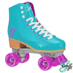 Candi Girl Sabina Skates - Mint / Purple - Kids - 4
