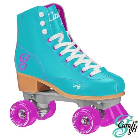 Candi Girl Sabina Skates - Mint / Purple - Kids - 4 3 Candi Girl Sabina Skates - Mint / Purple - Kids - 4