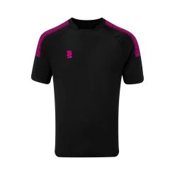 Dual Collar Training Shirt -Sports Equipment Store DU009 Black Pink scaled 1