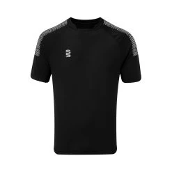 Dual Collar Training Shirt -Sports Equipment Store DU009 Black Silver scaled 1
