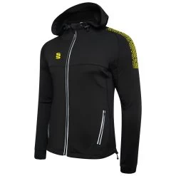 Dual Full Zip Hoody 40 Dual Full Zip Hoody -Sports Equipment Store DU012 Black Yellow scaled 1