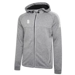 Dual Full Zip Hoody 25 Dual Full Zip Hoody -Sports Equipment Store DU012 Grey White scaled 1