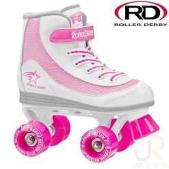 Roller Derby FireStar V2 Roller Skates White Pink - J11