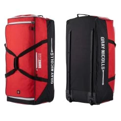 Team 350 Wheelie Cricket Bag -Sports Equipment Store Gray Nicolls Team 350 Cricket Wheelie Bag Red 1