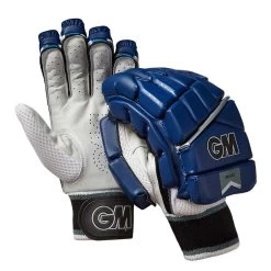 GM Maxi Navy Cricket Batting Gloves