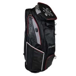 Elite Stand Up Duffle Bag -Sports Equipment Store H4L PRO TECH ELITE WHEELIE DUFFLE Red side