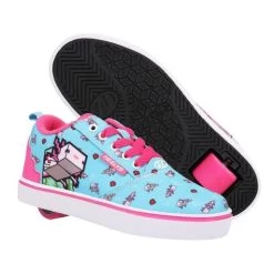 Heelys X Minecraft Pro 20 Aqua/Pink/Black