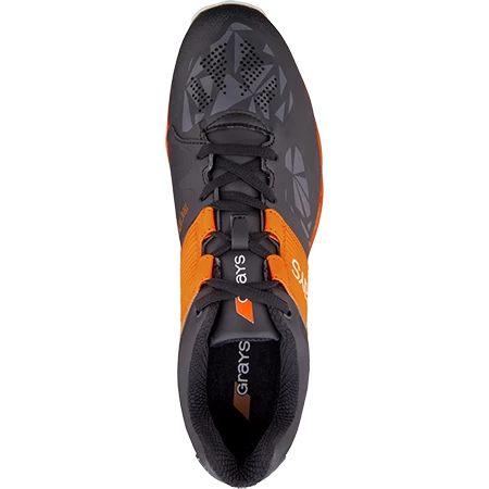 Traction Hockey Shoe Black Orange 6 Traction Hockey Shoe Black Orange - Image 4