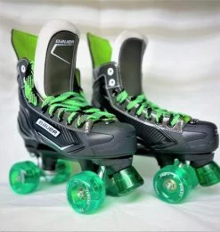 Bauer XLS Roller CUSTOM QUAD Skates - 3