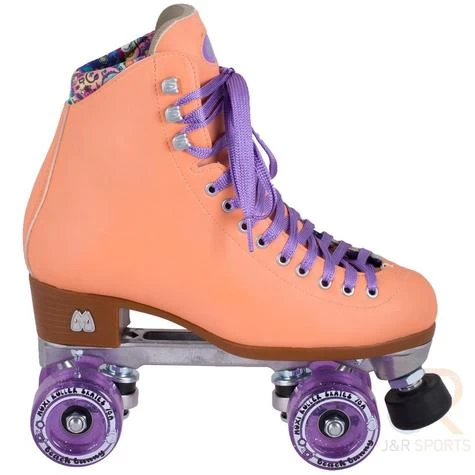 Moxi Beach Bunny Roller Skates - Peach - 6 3 Moxi Beach Bunny Roller Skates - Peach - 6
