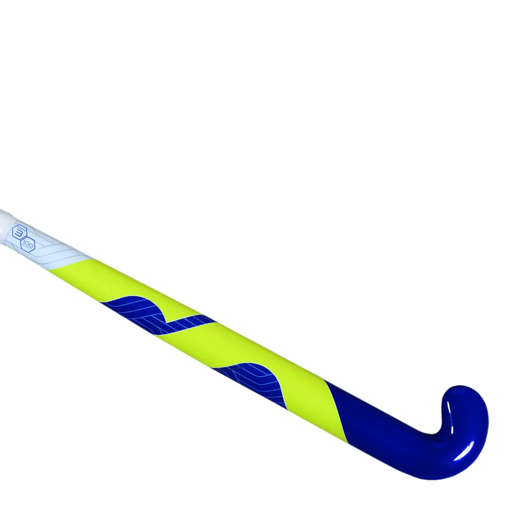 Genesis 0.3 Pro Bend Hockey Stick Blue Yellow 3 Genesis 0.3 Pro Bend Hockey Stick Blue Yellow