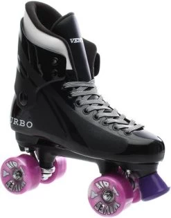 Ventro PRO Quad Roller Skate / Air Waves Wheels Senior 6 -Sports Equipment Store PINK 1