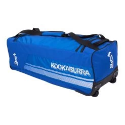 Pro 3500 Cricket Wheelie Bag Blue White -Sports Equipment Store Pro 3500 Wheelie bag Blue Back