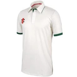 Pro Performance Cricket Shirt Short Sleeve -Sports Equipment Store Pro Performance Short Sleeve Green Trim