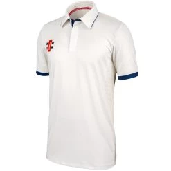 Pro Performance Cricket Shirt Short Sleeve -Sports Equipment Store Pro Performance Short Sleeve Navy Trim