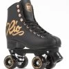 Rio Roller Rose Quad Roller Skates - Black / Gold - 7 -Sports Equipment Store RIO360 Rio Roller Rose Black Main1