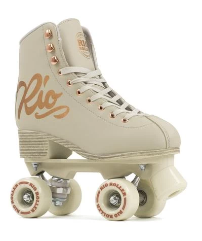 Rio Roller Rose Quad Skates - Cream - Kids - 3 3 Rio Roller Rose Quad Skates - Cream - Kids - 3