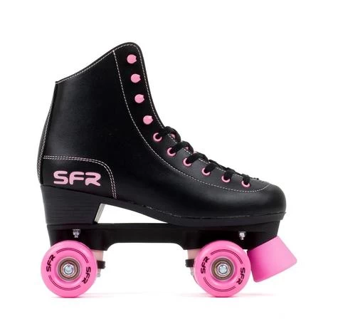 SFR Figure Quad Skates - Black / Pink - 6 3 SFR Figure Quad Skates - Black / Pink - 6