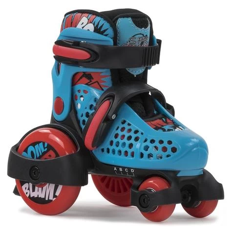 SFR Stomper Adjustable Quad Skates - Blue - Kids J6 - J9 3 SFR Stomper Adjustable Quad Skates - Blue - Kids J6 - J9
