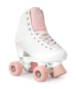 SFR Figure Quad Roller Skates - White / Pink - Kids - 2