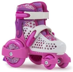 SFR Kids Stomper Adjustable Quad Skates - Pink - Kids - J6 - J9