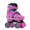 SFR STORM IV ADJUSTABLE QUAD SKATES - Pink / Green -Sports Equipment Store STORM PINK