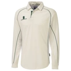 Surridge Premier Cricket Shirt Long Sleeve -Sports Equipment Store SUR205 GR scaled 1