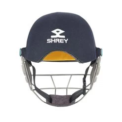 Air 2.0 Wicket Keeping Cricket Helmet Titanium -Sports Equipment Store Shrey Air 2.0 Wicket Keeping Helmet Titanium Navy back