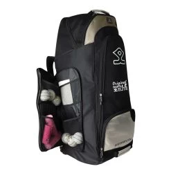 Elite Duffle Wheelie Bag -Sports Equipment Store Shrey Elite Duffle Wheelie Cricket Bag Open