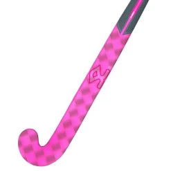Shrey Chroma 00 Junior Late Bow Hockey Stick Bubblegum -Sports Equipment Store Shrey Hockey Chroma 00 Bubblegum Hockey Stick close face