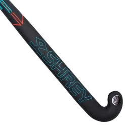 Shrey Elite 100 Late Bow Hockey Stick -Sports Equipment Store Shrey Hockey Elite 100 Black Turquise Hockey Stick Close Back