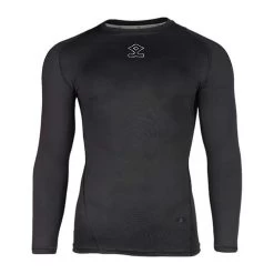 Canterbury Intense Long Sleeve Base Layer Top 10 Canterbury Intense Long Sleeve Base Layer Top -Sports Equipment Store Shrey Intense Baselayer black front