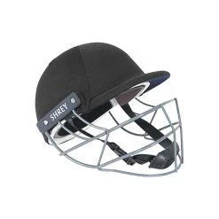 Performance 2.0 Steel Cricket Helmet -Sports Equipment Store Shrey Performance 2.0 Steel Cricket Helmet black side