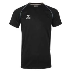 Shrey Performance Training Shirt Short Sleeve -Sports Equipment Store Shrey Performance Training Shirt SS Black Front