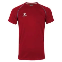 Shrey Performance Training Shirt Short Sleeve -Sports Equipment Store Shrey Performance Training Shirt SS Maroon Front