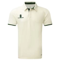 Tek Cricket Shirt Short Sleeve -Sports Equipment Store Surridge Tek Short Sleeve Cricket Shirt Green trim