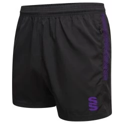 Dual Performance Short -Sports Equipment Store du020 BLACK PURPLE