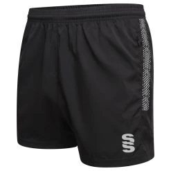 Dual Performance Short -Sports Equipment Store du020 BLACK SILVER