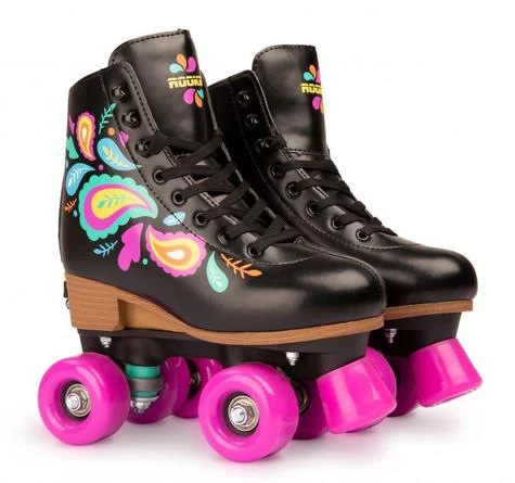 Rookie Adjustable Quad Roller Skate - Carnival Kids - J12 - 2 3 Rookie Adjustable Quad Roller Skate - Carnival Kids - J12 - 2