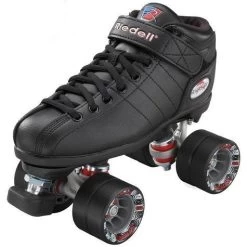 Riedell R3 Jam Quad Roller Skate Black - 7